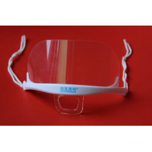 Máscara protectora de plástico anti-nevoeiro transparente (MK-002)